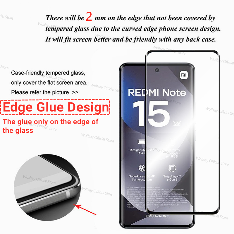 2/4 PCS 3D Curved Edge Glass F - đánh giá và giá Curved Edge Screen