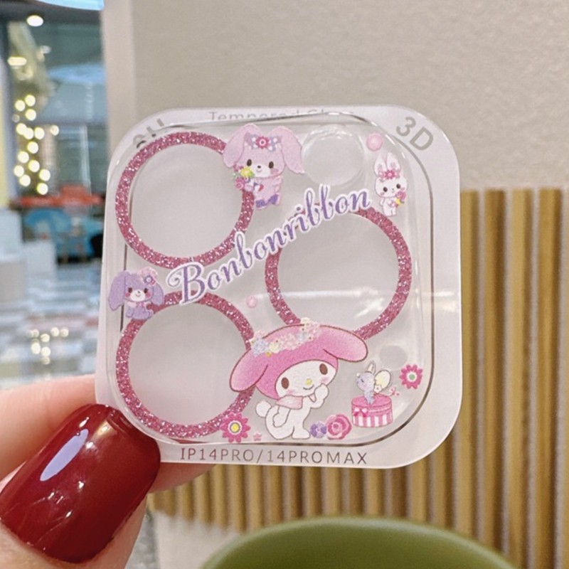 Sanrio Hello Kitty Kuromi Glit - đánh giá và giá Tempered Glass Screen 9H