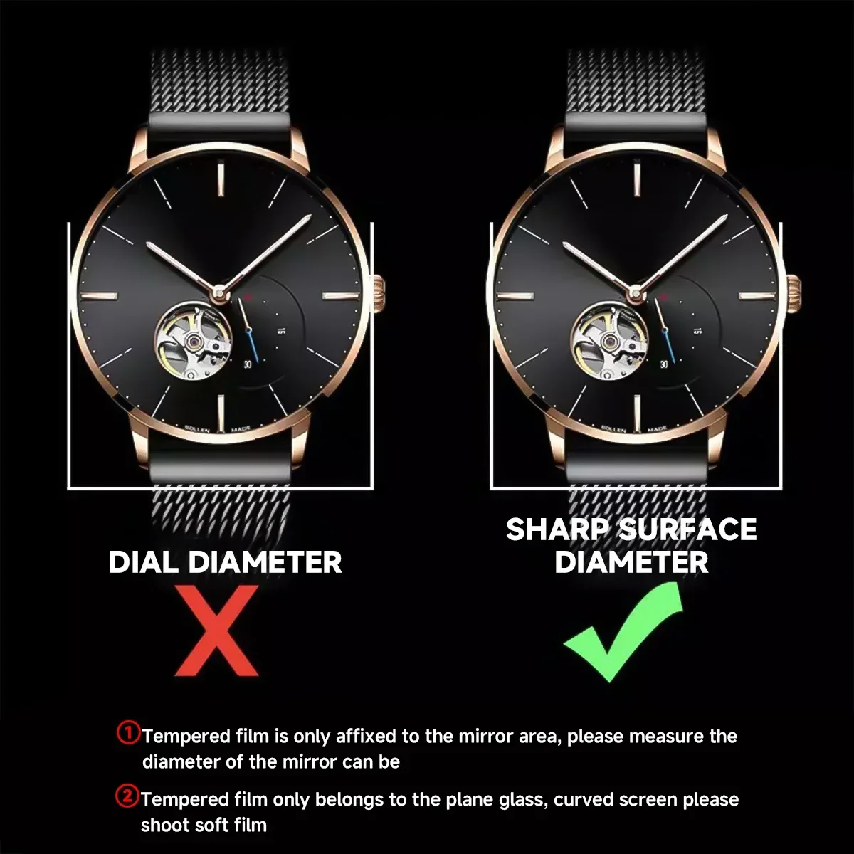 26-46mm Universal Tempered Gla - đánh giá và giá Smartwatch Screen Film